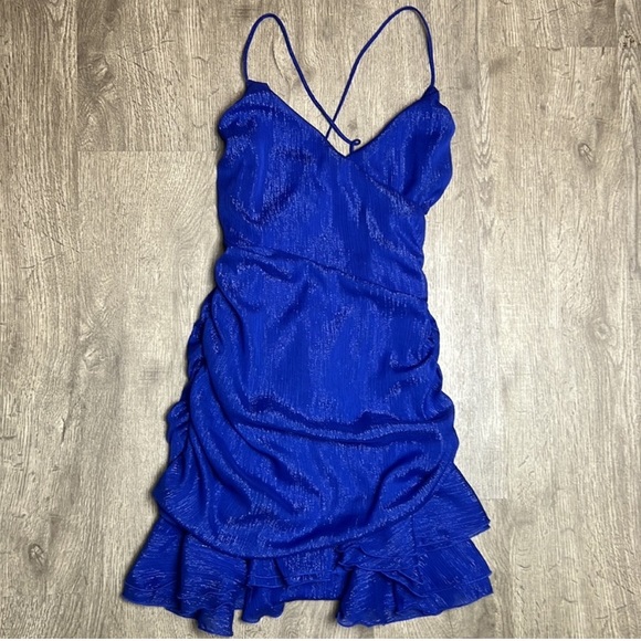 Lucy in the Sky Avianna Pleated Ruffle Dress - Picture 5 of 5